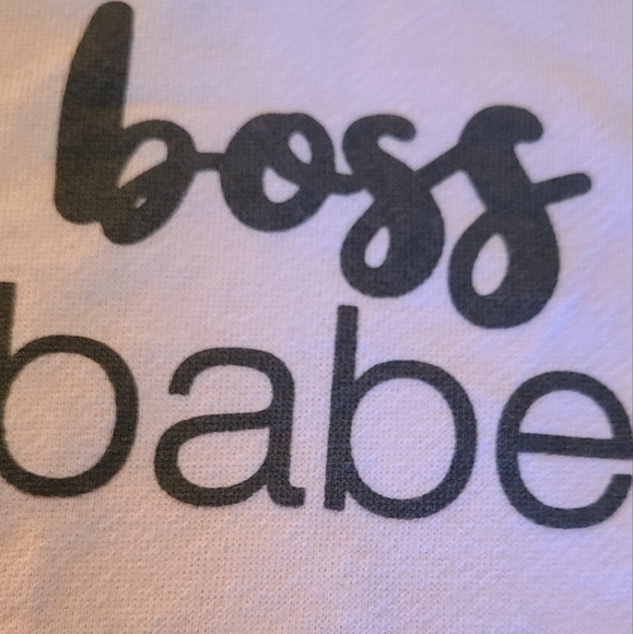 NWT light pink crew neck sweatshirt - Picture 4 of 4